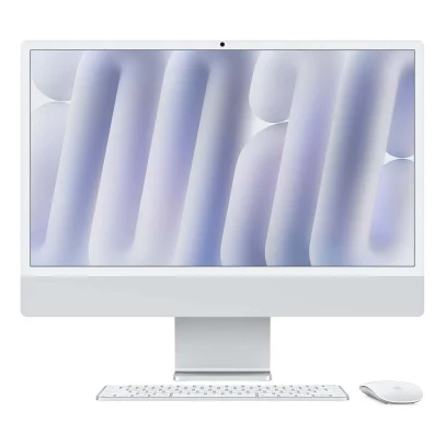 iMac 24" (M4 10C CPU, 10C GPU, 2024) Retina 4,5K, 16 GB, 512 GB SSD (MWUV3) Silver